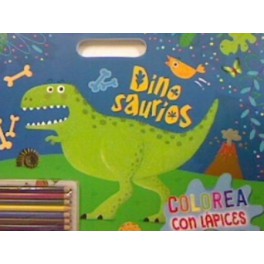 DINOSAURIOS - COLOREA CON LÁPICES